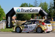 Rallye Český Krumlov: Rychlostní zkouška na českobudějovickém výstavišti